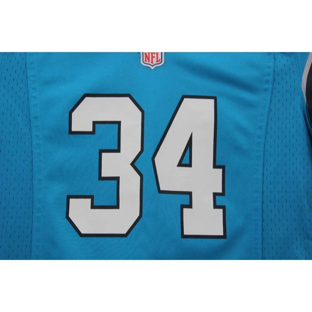 Women's Carolina Panthers Williams 34 Nike On Field Football Jersey Small Blue